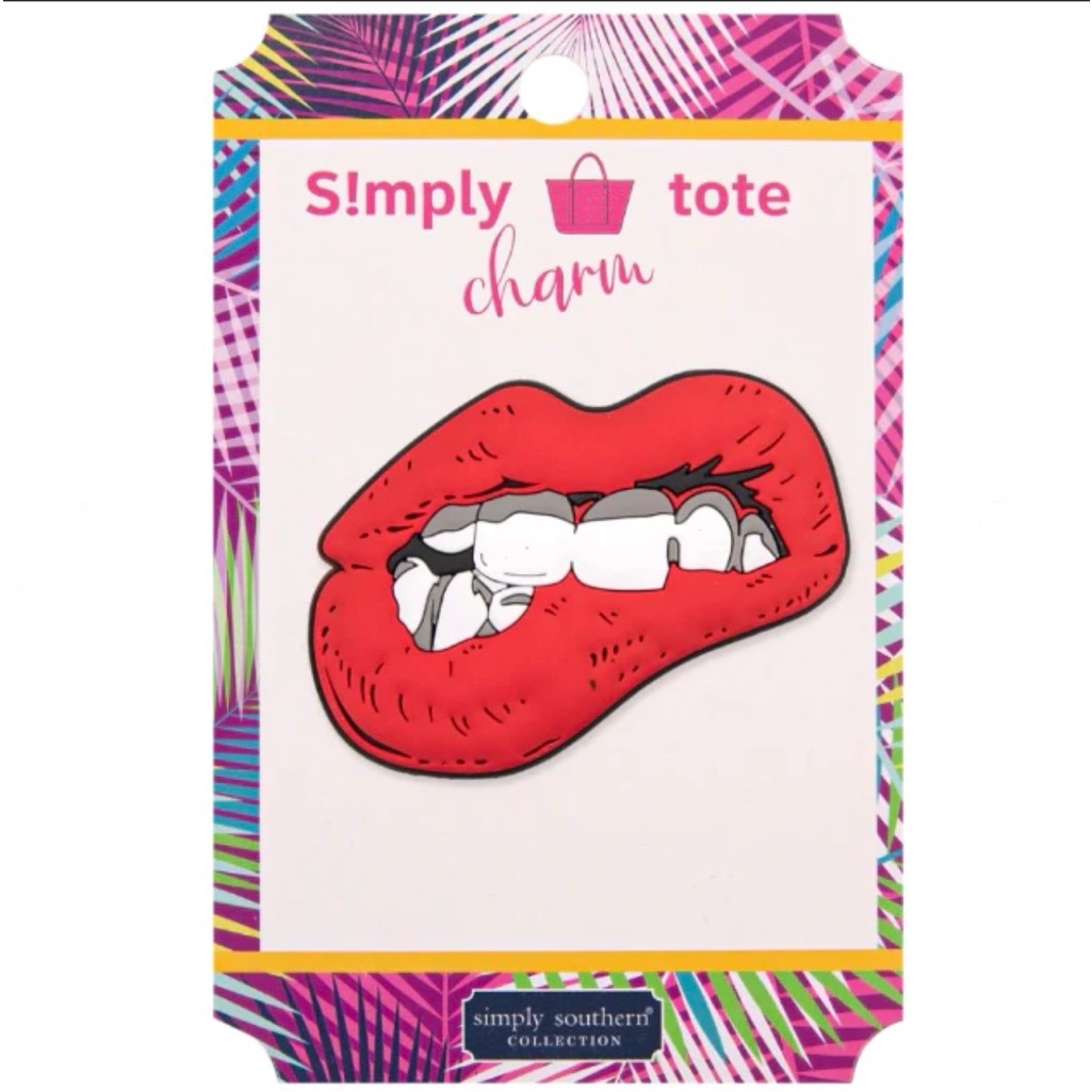 Biting Lips Tote Bag Inspired Decor - #245